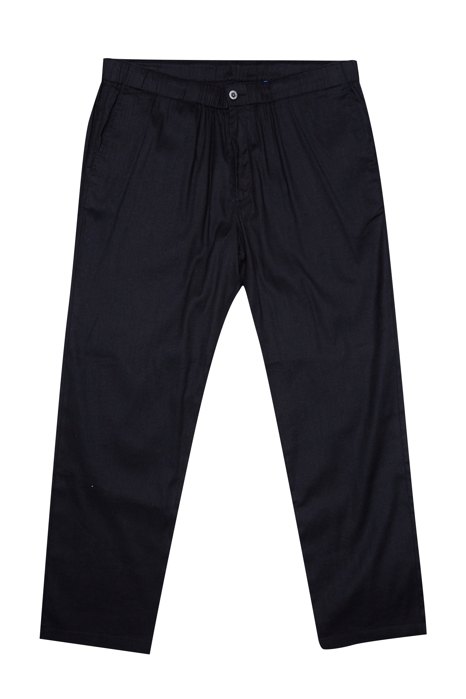 Beach Coast Linen-Blend Elastic-Waist Pants