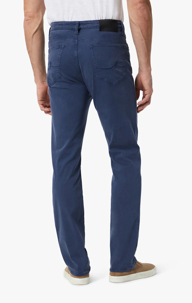 34 Heritage Courage Straight Leg Pants In Dark Denim Twill