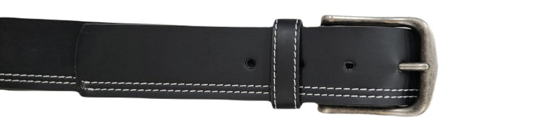Custom Leather Double Stitch Leather Belt