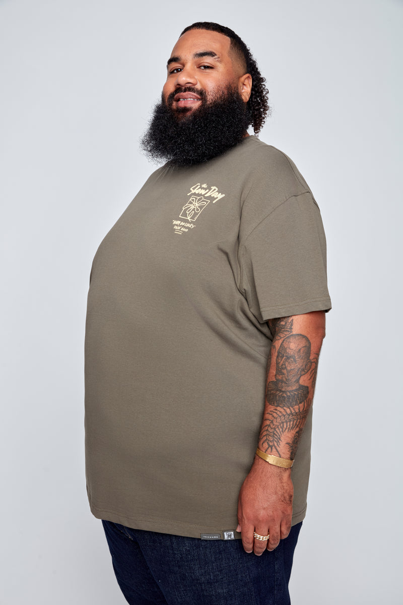 Thickems Crew Neck Graphic T-Shirt