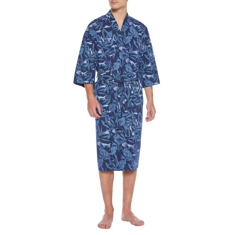 Majestic Sea Change Printed Kimono Robe