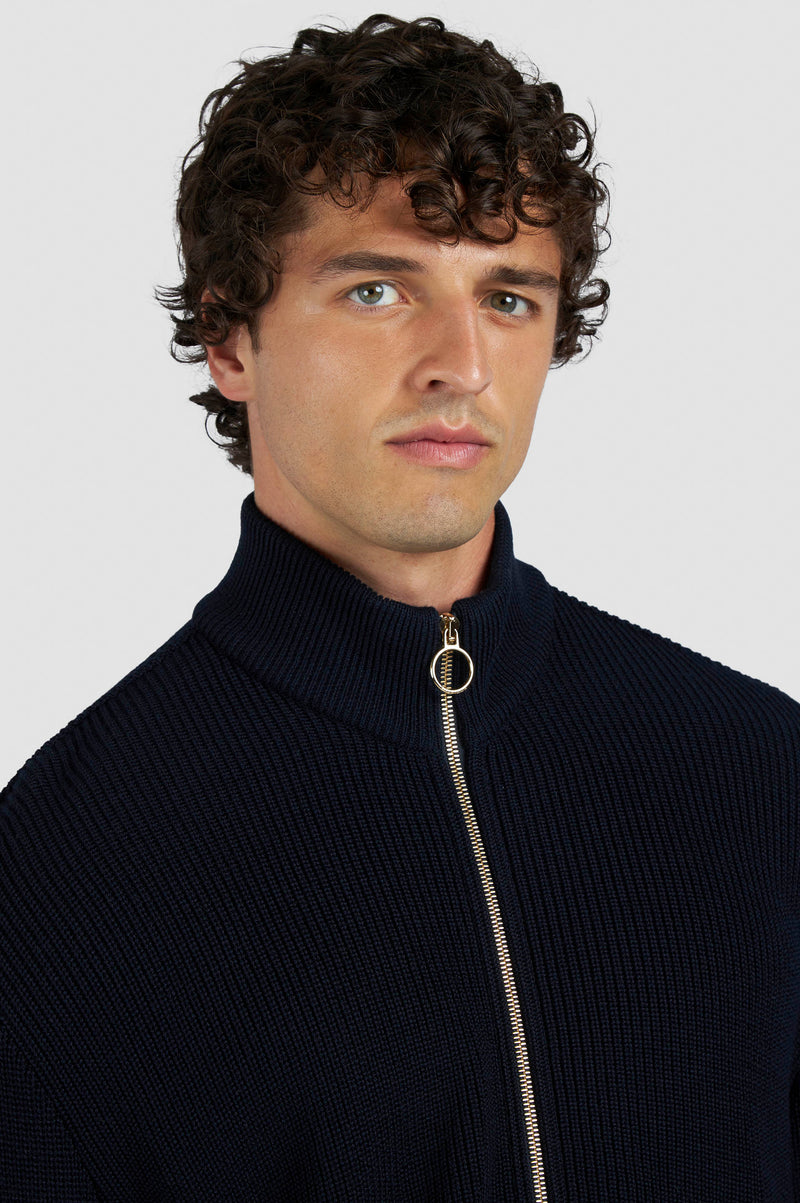 Paul & Shark Full zip Wool Sweater
