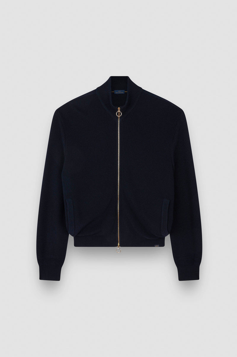Paul & Shark Full zip Wool Sweater
