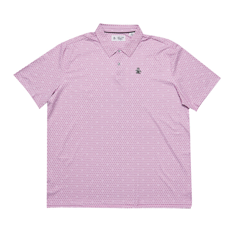 Penguin Short sleeved "All Over" Heritage Golf Polo