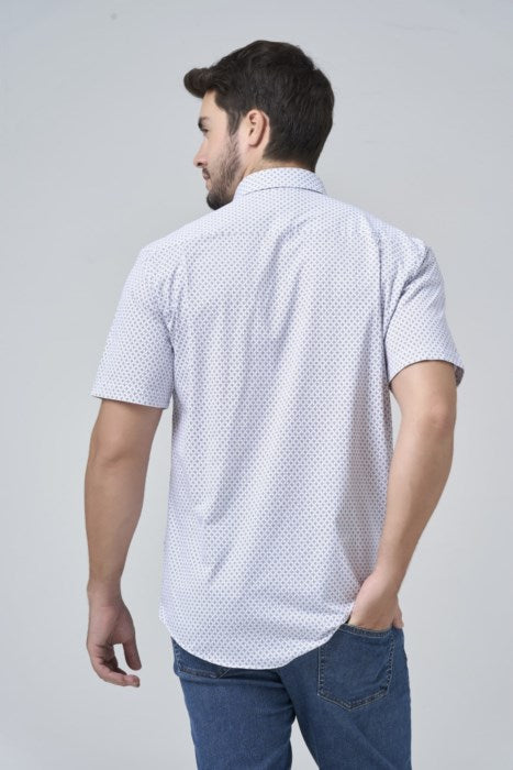 Leo Chevalier stretch knit Short sleeved Sport Shirt