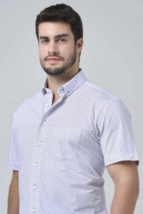 Leo Chevalier stretch knit Short sleeved Sport Shirt