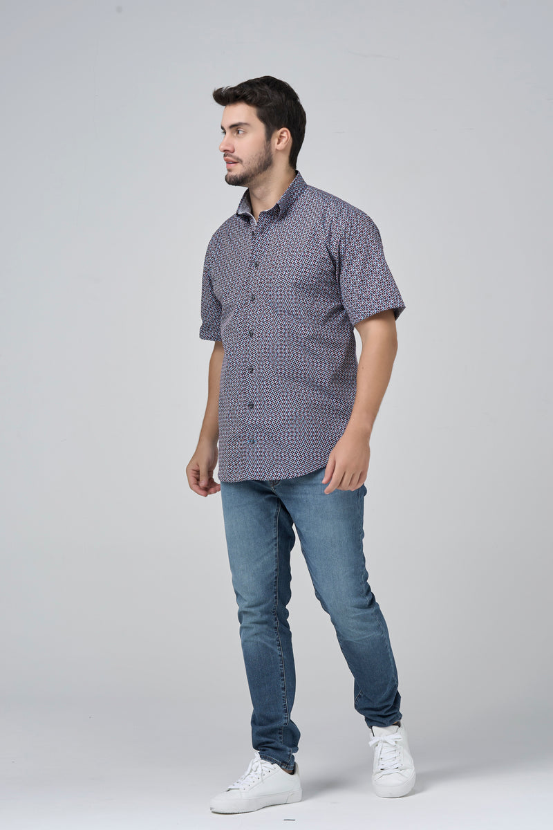 Leo Chevalier Short sleeved sport Shirt