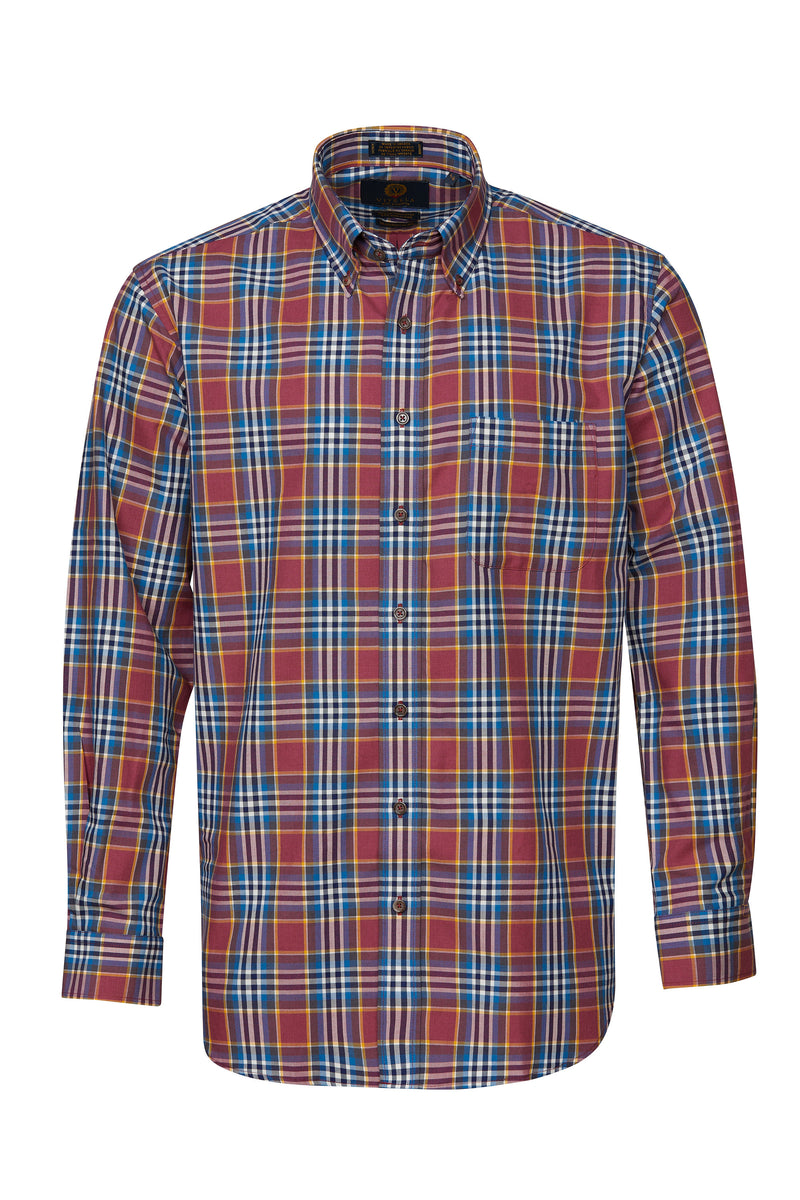 Viyella Long Sleeve Flannel Sport Shirt