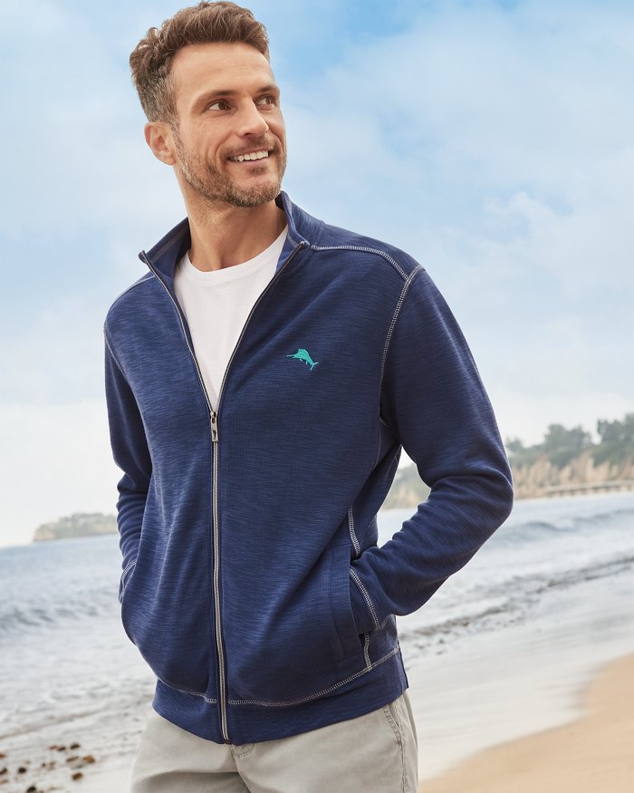 Tommy Bahama Tobago Bay Full Zip Sweater