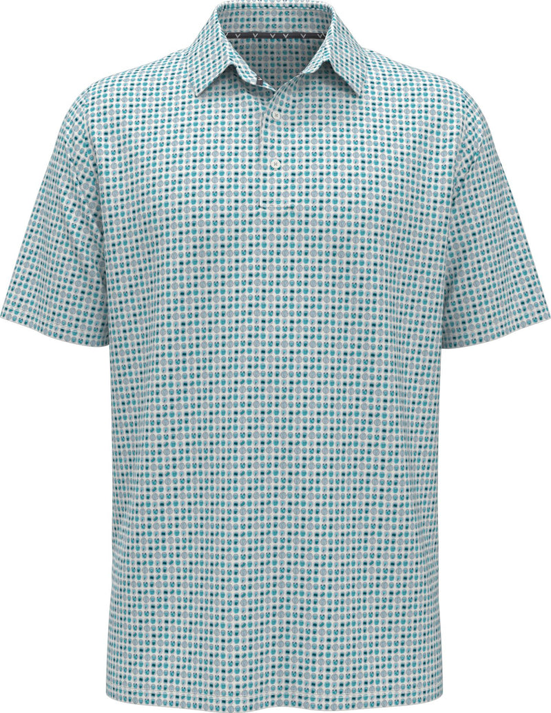 Callaway MircoPrint Short Sleeve Golf Polo Shirt
