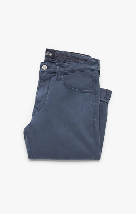 34 Heritage Courage Straight Leg Pants In Dark Denim Twill