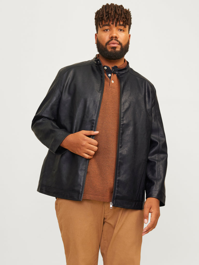ジャケット・アウター ROUND SHORT SYNTHETIC LEATHER JACKET JACK_JONES_FallWinter2024_4591