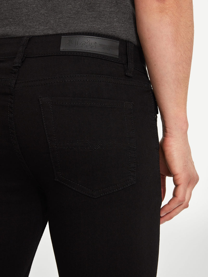 Lois Peter Stretch Black Pant