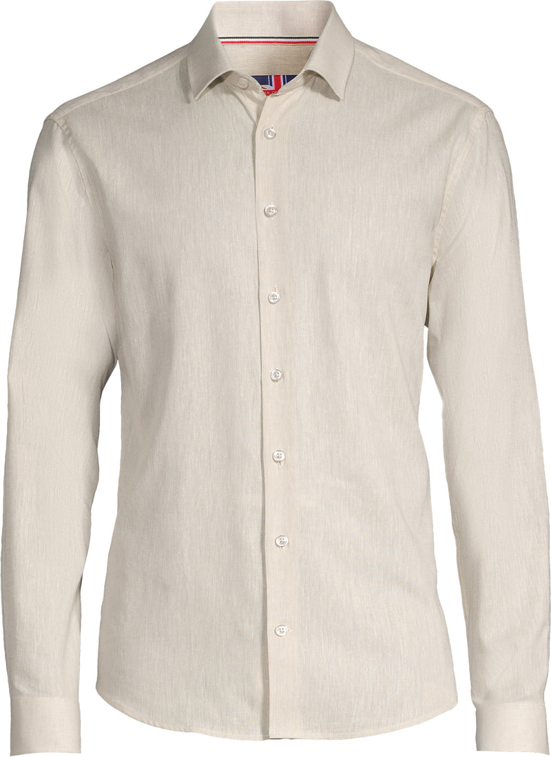 Chemise de sport en lin à manches longues Soul of London