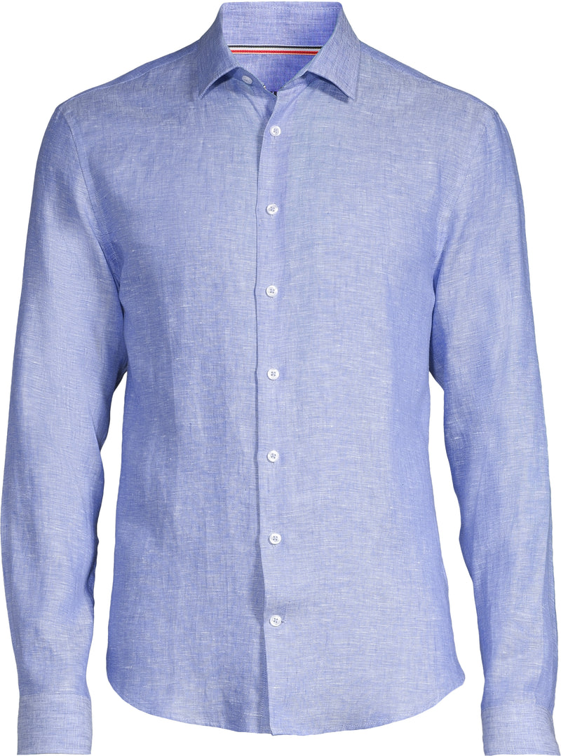 Chemise de sport en lin à manches longues Soul of London