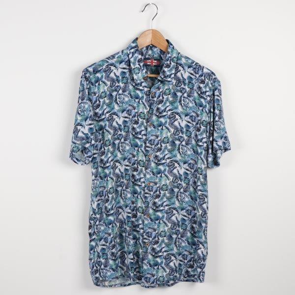 Soul of London Floral Short sleeved Sport Shirt