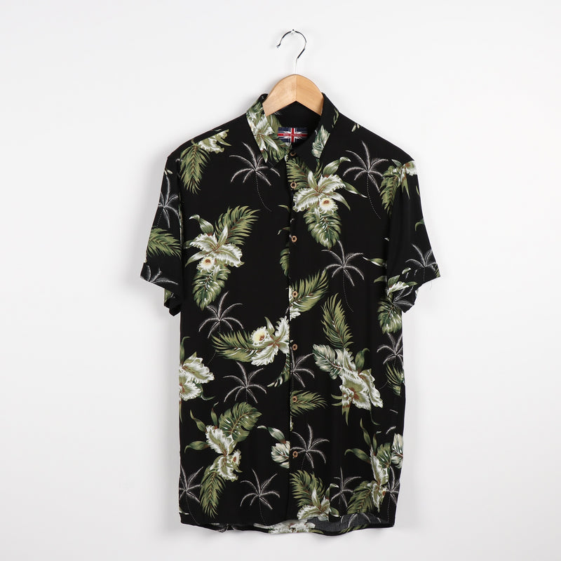 Soul of London Floral Short sleeved Sport Shirt
