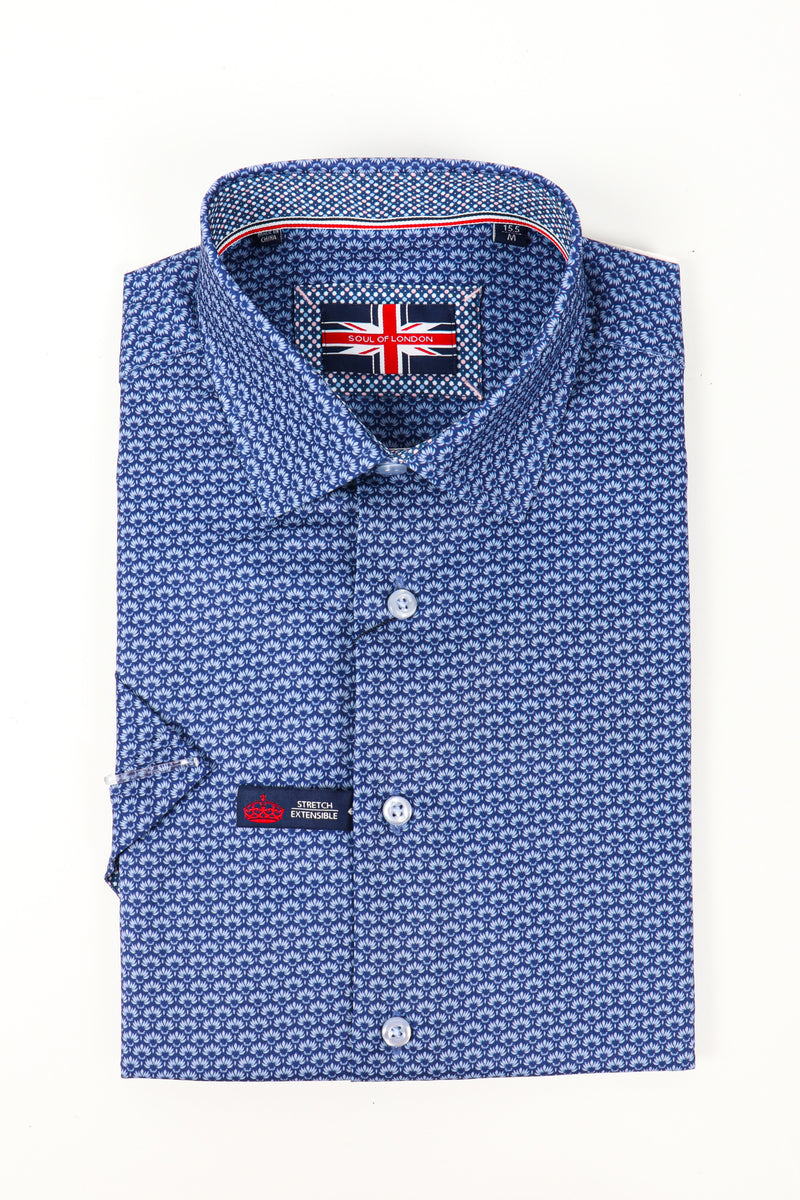 Soul of London Short sleeved Sport Shirt