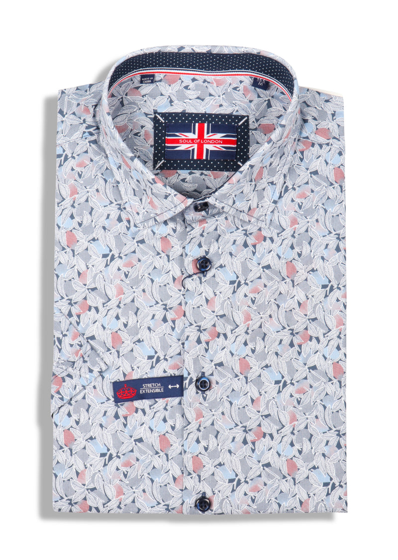 Soul of London Short sleeved Sport Shirt