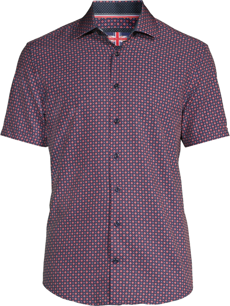 Soul of London Short sleeved Sport Shirt