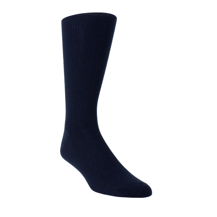 PERRI’S SOCKS™ WELLNESS MEN’S NON-ELASTIC WOOL CREW