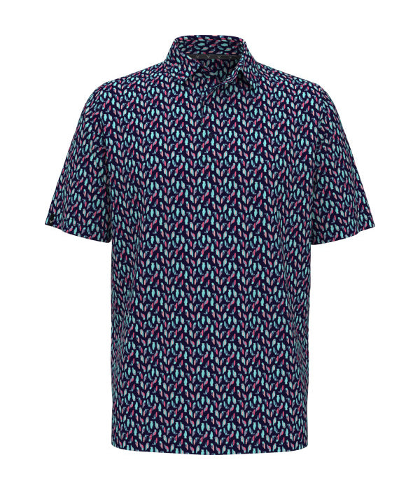 Callaway Birdie Print Short Sleeve Golf Polo Shirt