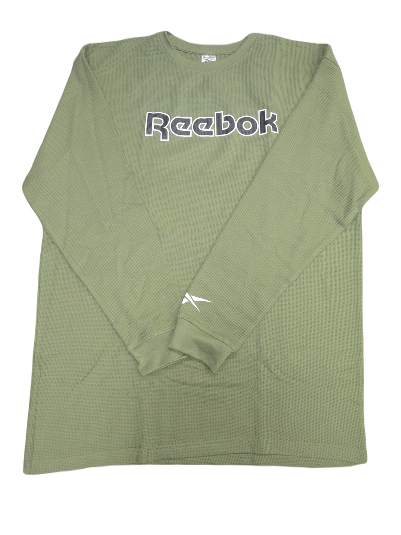 Pull ras du cou en maille gaufrée Reebok 