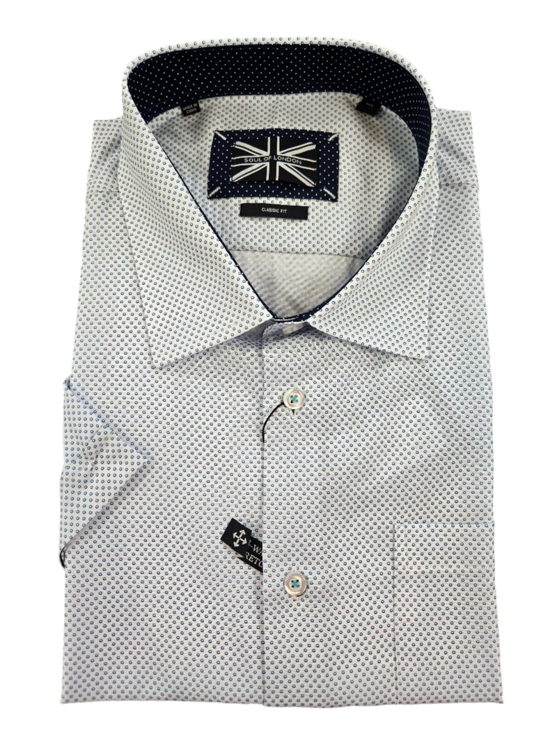 Soul of London Short sleeved Sport Shirt