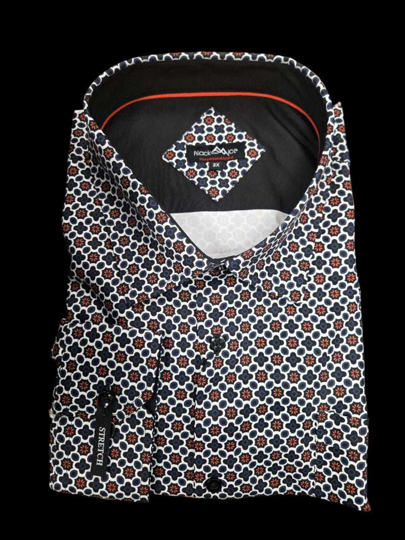 Black Ice Long Sleeve Sport Shirt