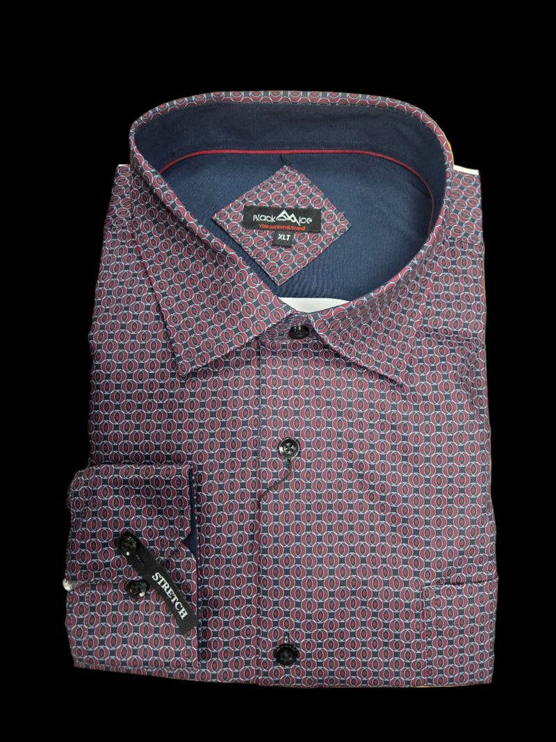 Black Ice Long Sleeve Sport Shirt