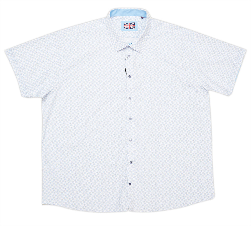 Soul of London Cotton Stretch Short sleeved Shirt