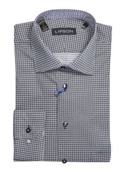 lipson dress shirts Jack Lipson Signature Men's Light Blue Designer Vintage Dress Shirt Size 18